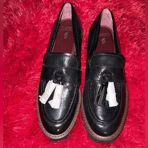 Franco Sarto black loafers